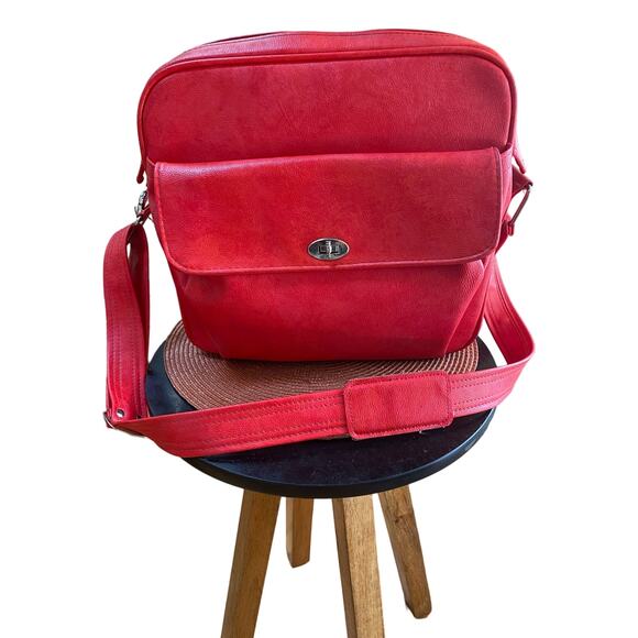 Vintage Samsonite Silhouette Vinyl‎ Carry-On Bag Luggage - Picture 1 of 9